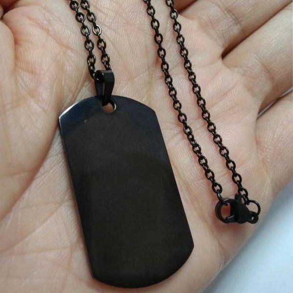 Collares colgantes Collar de etiqueta perros ejército militar de perros