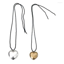 Colliers de pendentif e0be coeur petit coul amoureur matériel pour les femmes bijoux cadeaux