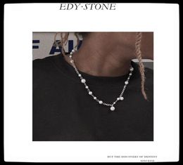 Colliers pendants Edy 2021 Hip Hop Punk ASAP ROCKY Same de style Shell Perles Collier de perle pour femmes hommes Filles Rap Jewel5311373