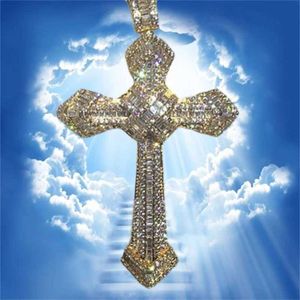 Colliers pendants Collier de revenu à la mode égyptienne en acier inoxydable Christ Cross