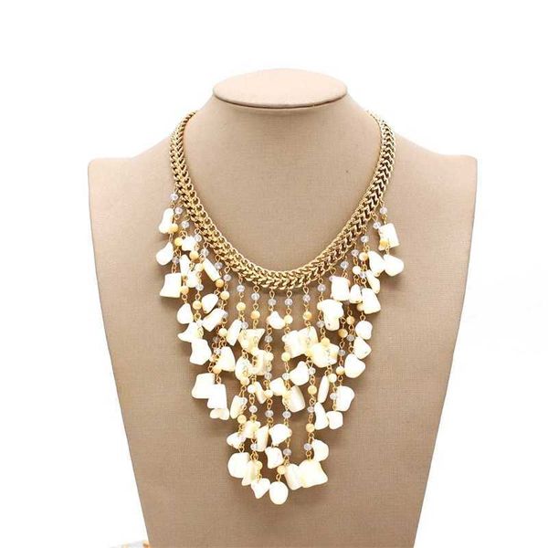 Pendentif Colliers Élégant Grand Blanc Perle Ras Du Cou Gland Collier Clavicule Chaîne De Mode pour Femmes De Mariage Bijoux Collier 2023 Nouveau 230613