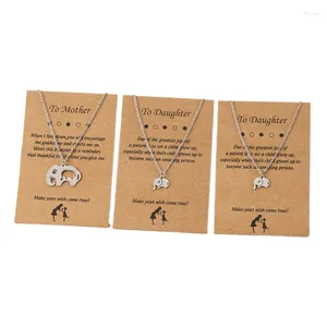 Hanger kettingen olifant moeder dochter voor 3 sieraden symboliseert geluk kracht cadeau vrouwen moeder moeder creatief uniek