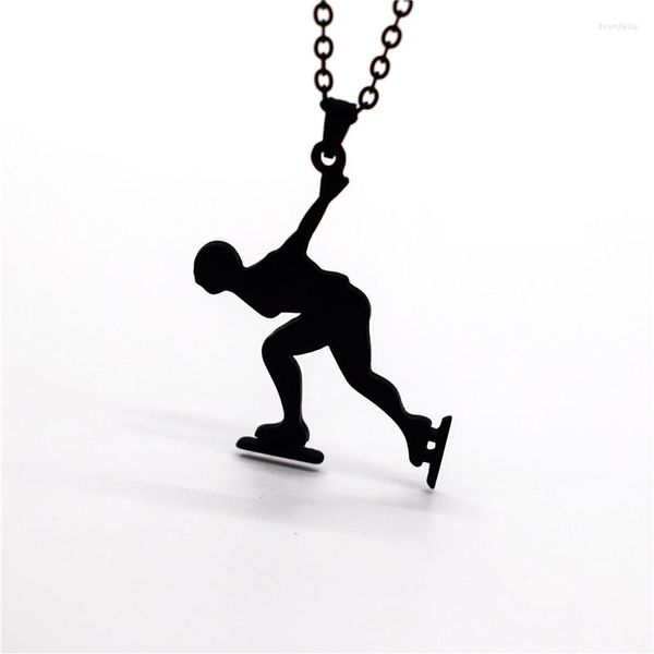 Pendentif Colliers Elfin Trendy Patinage Collier Homme Speed Jewellery Figure