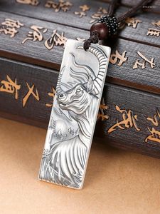 Pendentif Colliers Style Ethnique Chinois Zodiac Animal Collier Cette Année Amulette Unisexe Bonne Chance Bijoux