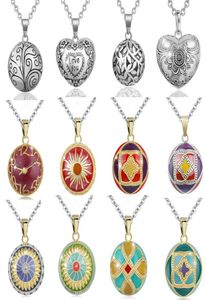 Colliers pendants Eudora 1 pc Collier de boule de bolon coloré Bola avec chaîne de liaison bijoux de grossesse Chime Women Mom Gift9447114