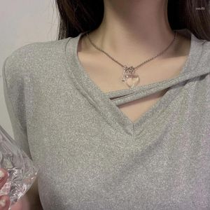 Colliers pendants Collier d'amour européen et américain