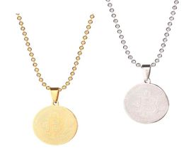 Colliers pendentifs Collier en acier inoxydable européen et américain Men de la gamme BTC Bijoux de chaîne de pull 9743782