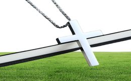 Colliers pendants Eyeyoyo Classic Blank Prayer Christ en acier inoxydable hommes femmes religion joelry chanceux16493983