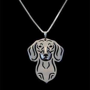 Hanger kettingen fabriek verkoop sieraden metaal teckelhond voor geliefden huisdier drop