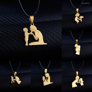 Collares pendientes Familia Bebé Embarazada Día de la madre Collar Regalo Padre Amor Mamá Mujer Niña Hija Venta al por mayor