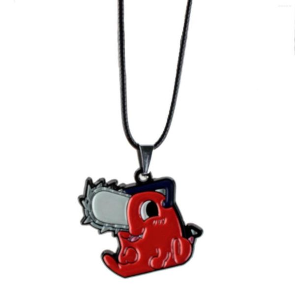 Pendentif Colliers FANTASY UNIVERSE Gratuit En Gros 20 pcs Pochita Chainsaw Man Horror Collier RRDAS021