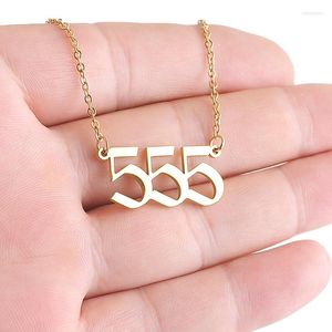 Pendentif Colliers Mode Chiffre Arabe 1-9 Collier Pour Femmes En Acier Inoxydable Ras Du Cou Chaîne Bijoux Anniversaire Fille Cadeau En Gros