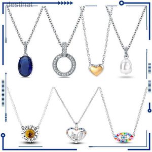 Pendentifs de collier Mode gros infini noeud pendentif collier 925 argent Moment serpent chaîne collier O pendentif T Bar collier pour les femmes cadeau 2022L242313