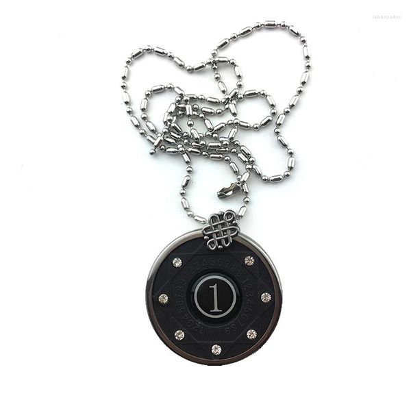 Pendentif Colliers Design De Mode Numéro Colliers-Lava Stone Quantum Scalar Energy Collier pour Femmes Hommes