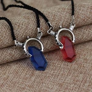 Pendentif Colliers Mode Devil May Cry Anime Demon Soul Stone Collier Cristal Rouge Dante Homme Femme Cosplay Bijoux Cadeau En Gros