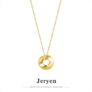 Hanger kettingen mode prachtige dames cirkel type ketting voor vrouwen goud zilveren rozen kleur sieraden verjaardagsfeestje cadeau heerlijk meisjespend