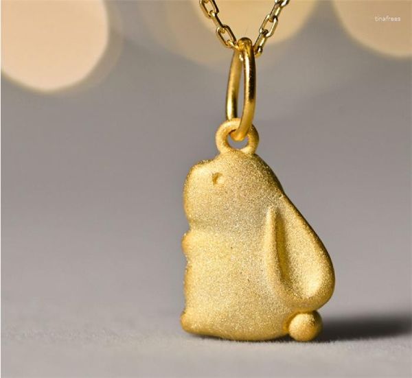 Collares colgantes Moda Color Oro Animal Zodiaco Chino Este Año Amuleto Buena Suerte Accesorios de Joyería