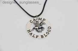 Pendentif colliers bijoux de mode charme Percy Jackson CAMP demi sang cheval volant pendentif colliers hommes femmes cadeaux L231218