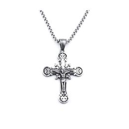 Hanger kettingen mode sieraden Jezus kruis religieuze ketting ketting drop levering hangers dhha7