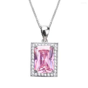 Pendentifs colliers bijoux fantaisie femmes pendentifs rose Kunzite dames collier bijoux accessoires