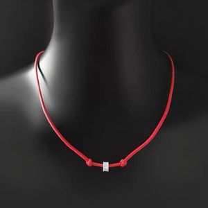 Hanger kettingen mode vrije tijd handgemaakte touw kralen eenvoudige paar ketting klassieke unisex kraag cadeau zk40 -betoverende hanger