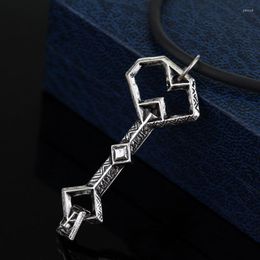 Hanger kettingen mode eiken schild schat sleutel van eenzame berg ketting feimeng sieraden thorin oakshield mannen vrouw kraag