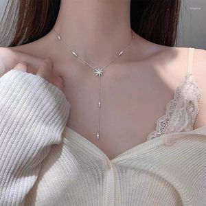 Pendentif Colliers De Mode Gland Clair Zircon Étoile Charme Collier Femmes Ras Du Cou De Mariage Bijoux Déclaration Collier DZ811