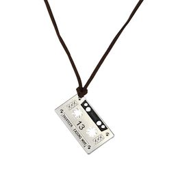 Hanger kettingen mode dertien redenen waarom audioband ketting 13 cassette halsblaas