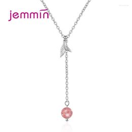 Pendentif Colliers Tendance De La Mode Véritable Collier En Argent Sterling 925 Étincelant Pierre De Lune Charme Femmes Filles Mignon Fête De Mariage Bijoux