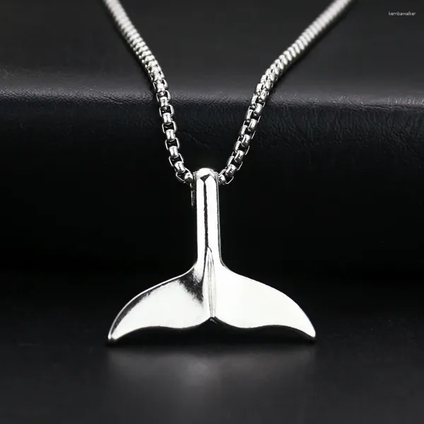 Colliers pendentifs Collier de queue de baleine pour femmes