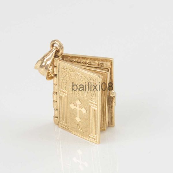 Pendentif Colliers Mode Femmes Cessories Religion Pendentifs Ouvrable Sainte Bible Livre Homme Pendentifs Charme Pour La Fabrication De Bijoux À La Main J230620