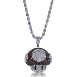Colliers pendants à la mode simple Champignon cool Collier coulissant Hommes et femmes Hip Hop Rock Casual Party Bijoux Gift243Z