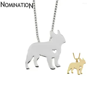 Hanger Kettingen Franse Bulldog Ketting Sieraden Gouden Kleuren Verguld