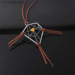 Hanger kettingen Game Death Stranding Dreamcatcher ketting Sams Dream Catcher hanger lederen ketting ketting voor vrouwen mannen amulet sieraden cadeau240408