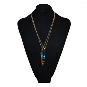 Colliers pendentiels cadeaux bijoux perles femmes chakra collier de perle nature