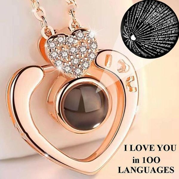 Collares colgantes Regalos para su novia, esposa, mamá, tía, mamá, mujer, collar de joyería de San Valentín, colgante