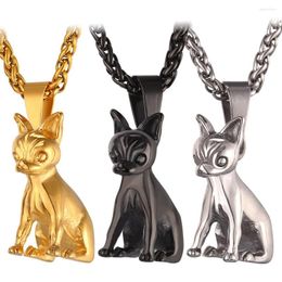 Hanger kettingen gouden kleur mooie honden ketting voor mannen/vrouwen geschenk chihuahua dieren roestvrijstalen sieraden p365