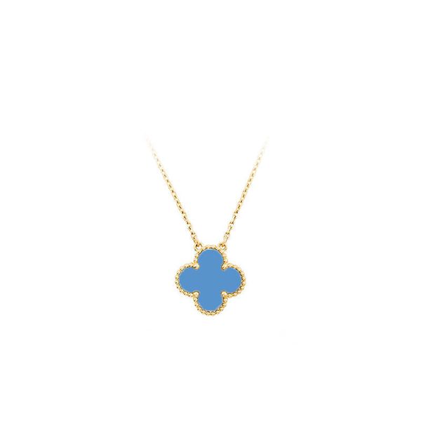 Colliers pendants Gold Designer Clover Cleef Collier Jewelry Factory High Quality With Box Ayez Nature Sailormoon 10a Cadeau