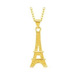 Pendentif Colliers Collier En Or De Mode Romantique Tour Eiffel Pour Femmes Longue Chaîne Dames Cadeau Yzedibleshop Drop Delivery Bijoux Stylo Dhpqn