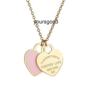 Hanger kettingen gouden ketting voor vrouwen trendy saaie armbanden ontwerper kostuum schattige kettingen luxueuze sieraden aangepaste ketting elegantie hart ne