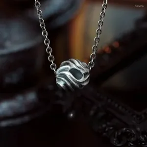 Colliers pendentifs Collier de perles de bonne chance avec un design rétro unique et minimaliste, sens de haute qualité, cadeau polyvalent à des cadeaux d'amis