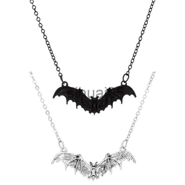 Pendentif Colliers Gothique Vintage chauve-souris tour de cou pendentif collier Halloween sorcière bijoux cadeau pour femmes fille nouvelle mode en gros accessoires x1009