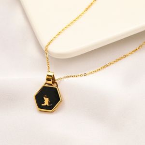 Hangende kettingen Gradueerden luxe merkontwerpers Letters modieuze moeders dag cadeau ketting ketting kettingen gepersonaliseerde foto zilveren initiële statement