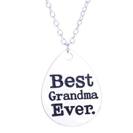Hanger kettingen oma Ever ketting Water dropvormig vintage voor familie grootmoeder sieraden cadeau accessoiresspendant