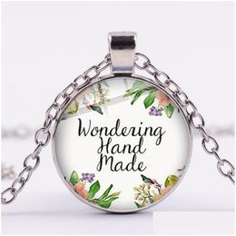 Hanger Kettingen He Calls Me Beautif One Bible Verse Ketting Handgemaakt Glas Cabochon Citaat Sieraden Christian Gift Drop Delivery Pend Dhhr0