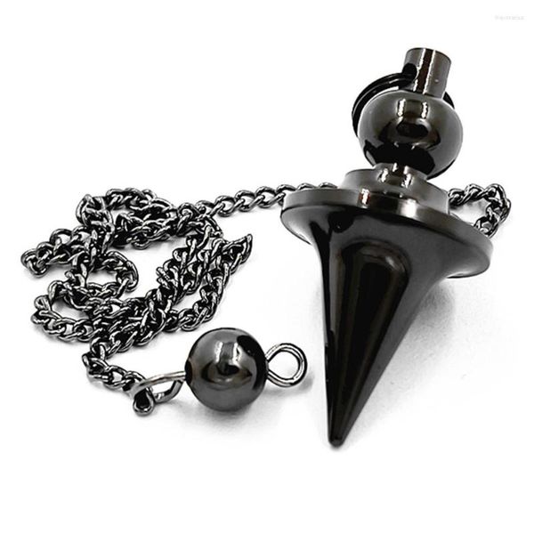 Pendentif Colliers Guérison Pendules En Métal Pour Divination Pendule En Cuivre Haute Énergie Pendulo De Bronce Pendulos Mesa