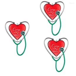 Anhänger Halsketten Herz Dekoration Stethoskop Fürsorgliche Liebe Weihnachtsgeschenk
