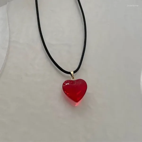 Collares colgantes Collar de niña de corazón Amor para hombre Regalo perfecto para hombres y niños