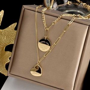 Hanger kettingen hart glimlach munt hanger ketting ketting vlakke bodem solide liefde voor vrouwen goud kleur sieraden geschenken316b