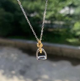 Colliers de pendentif de haute qualité 925 bijoux équestres en argent sterling